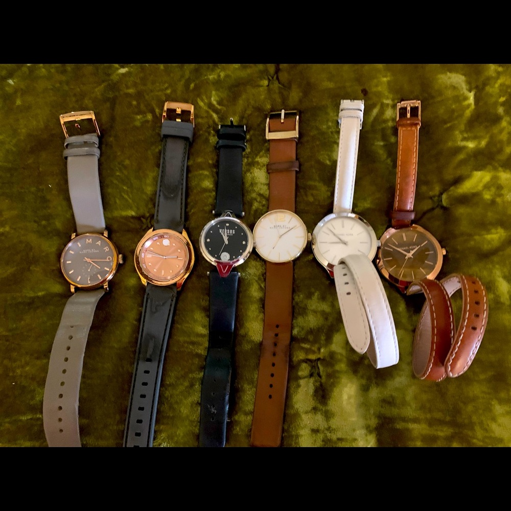 Movado, Marc Jacobs, Michael Kors, Versace, Womens, Watch, Watches, Set of 6